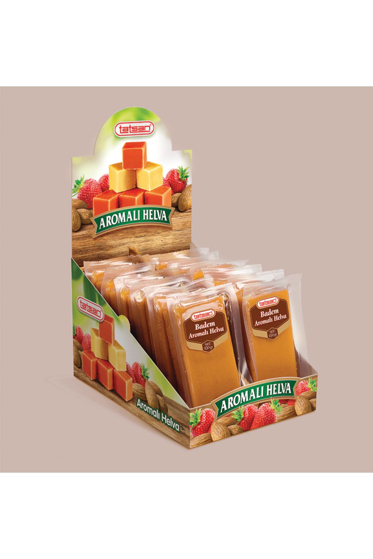 Tatsan Badem Aromalı Helva ( 12 X 250gr ) = 3000gr