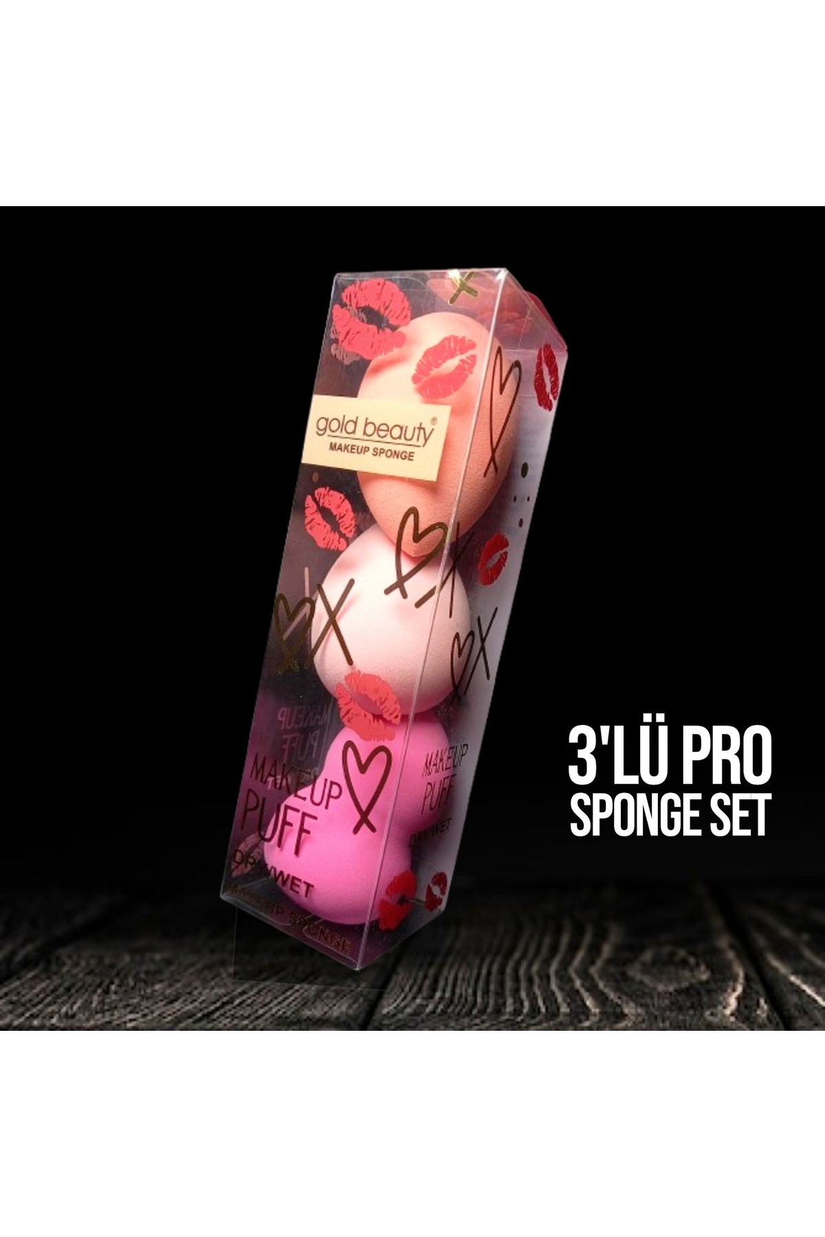 PRO 10 PRO ON Yıkanabilir,yüksek kalite 3'lü sponge Set