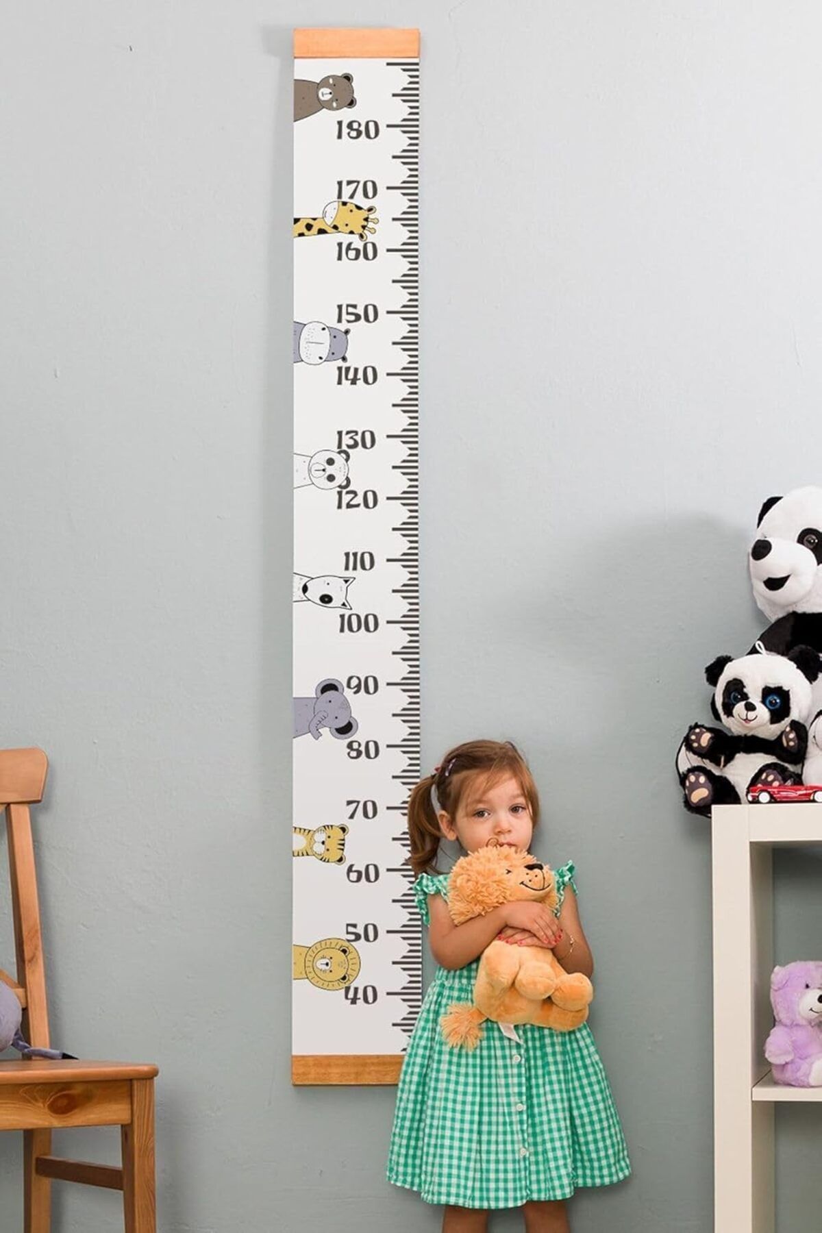 STOREMAX mrttnca Doğum Günü Hediyesi Boy Ölçme Cetveli - Asılabilir Boy Ölçer - Duvar Bebek Boy Ölç