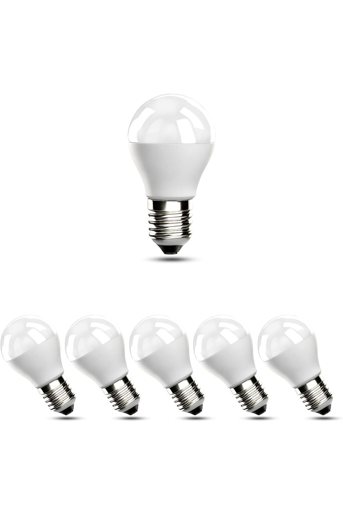 STOREMAX buxystorem LED Led Ampül 5W/40W, E27 Normal Duy (Günışığı | 3000K, 6 Adet), AL-HL-7002 trendy