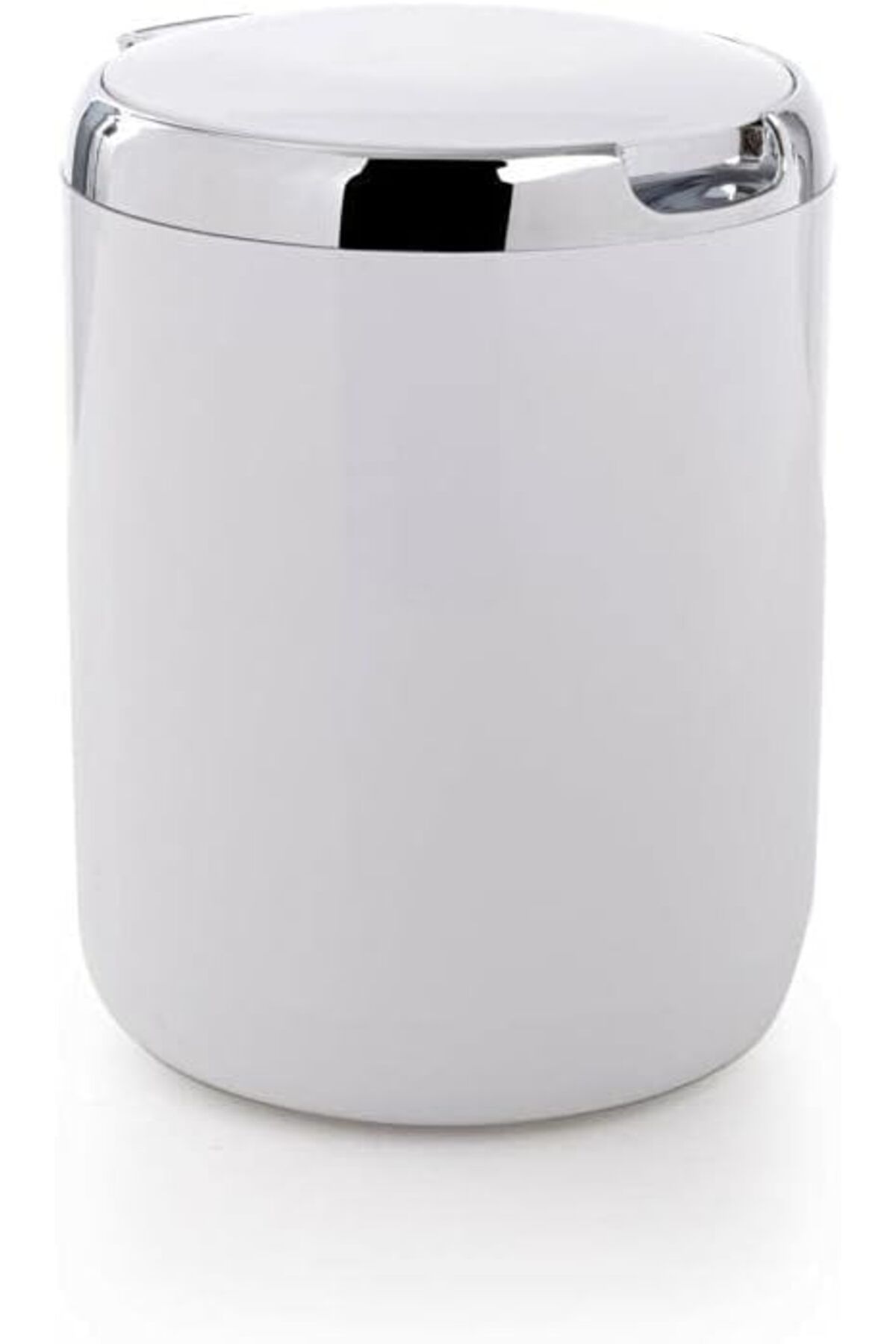 STOREMAX nffashopm Plastik Kapaklı Pasifik Çöp Kovası 3lt 15,5 x 20 cm Beyaz storestarx 1051353