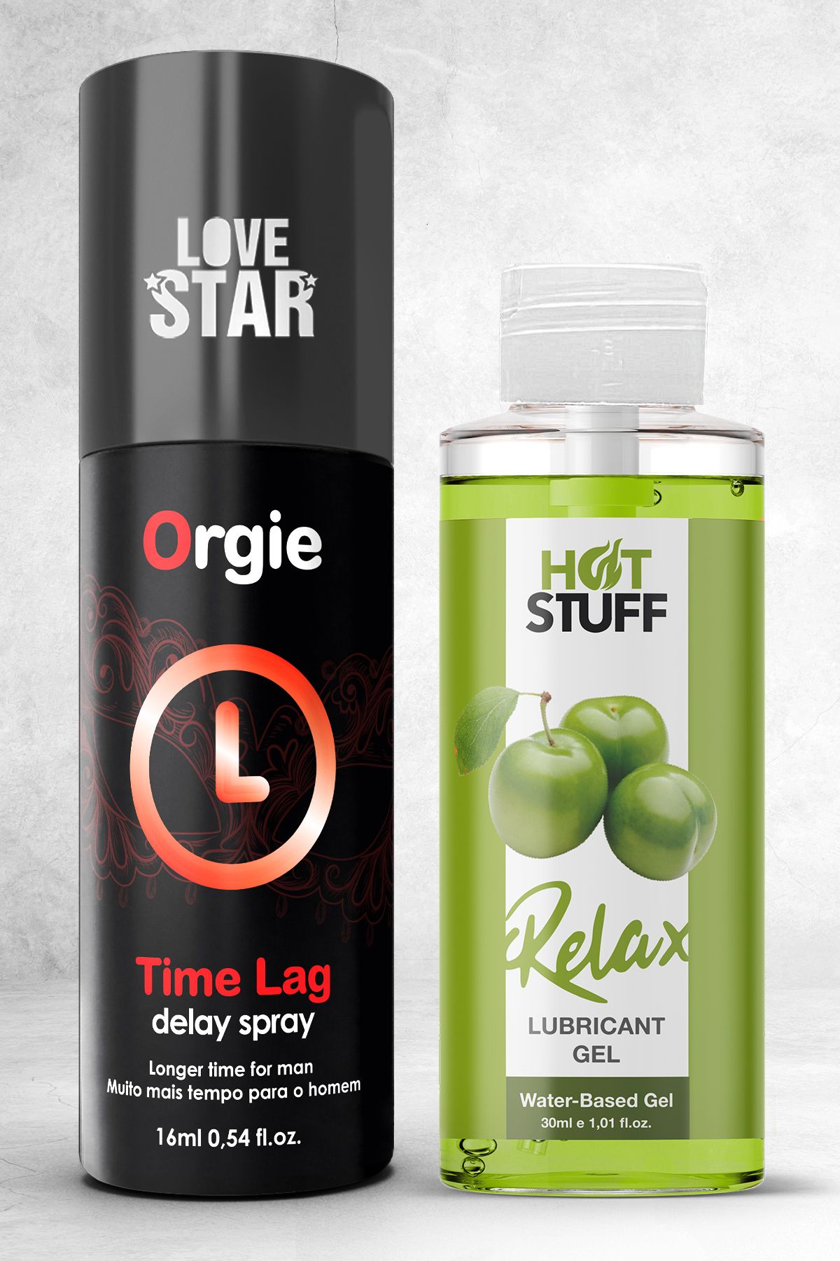 Love Star Lüks Geciktiricili Sprey Avrupa'dan İthal ve 30ml Erikli Kayganlaştırıcı Jel