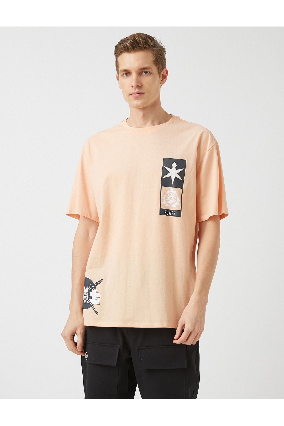 Koton-Oversize tričko s potiskem na zádech 3