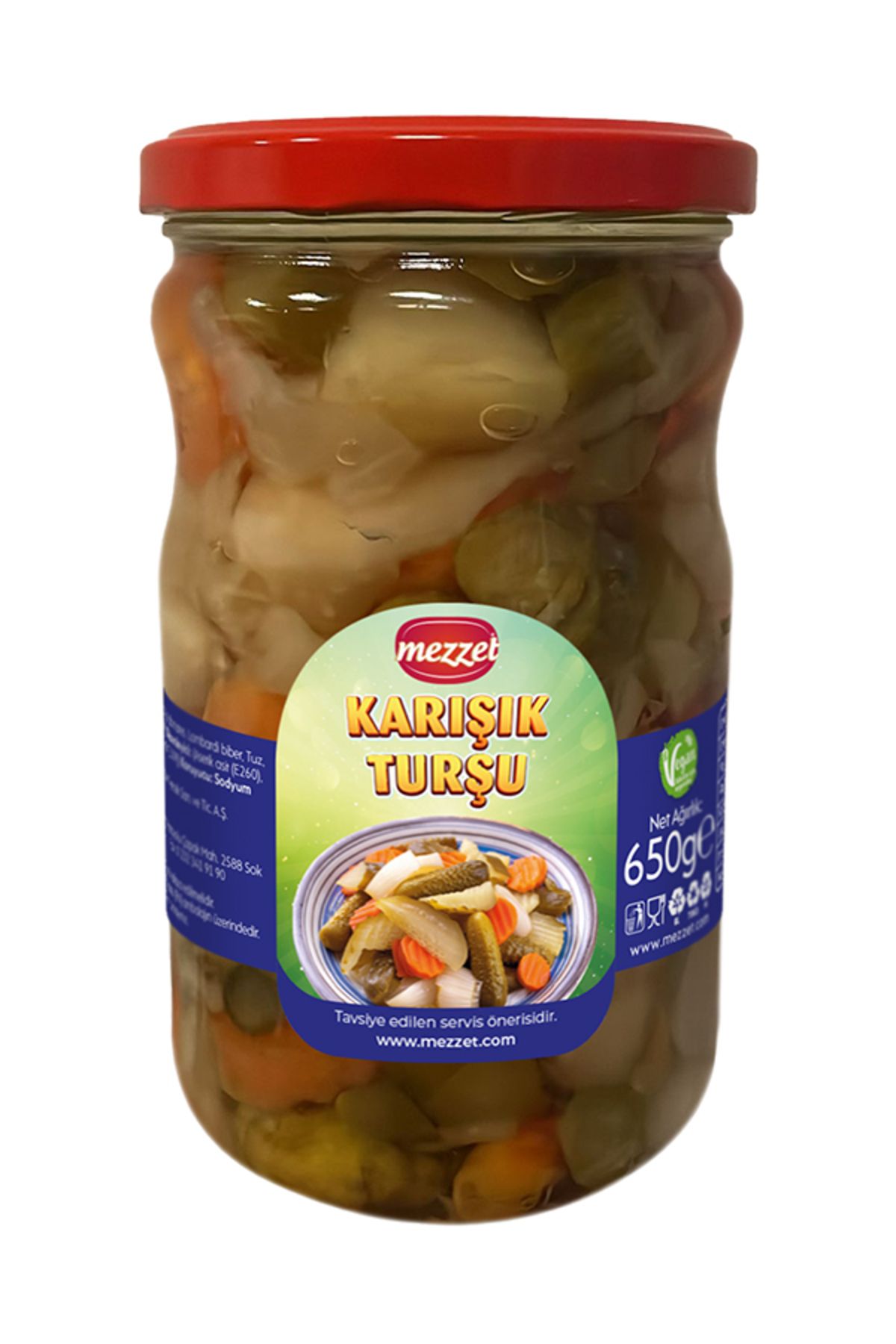 Mezzet Karışık Turşu 650 gram