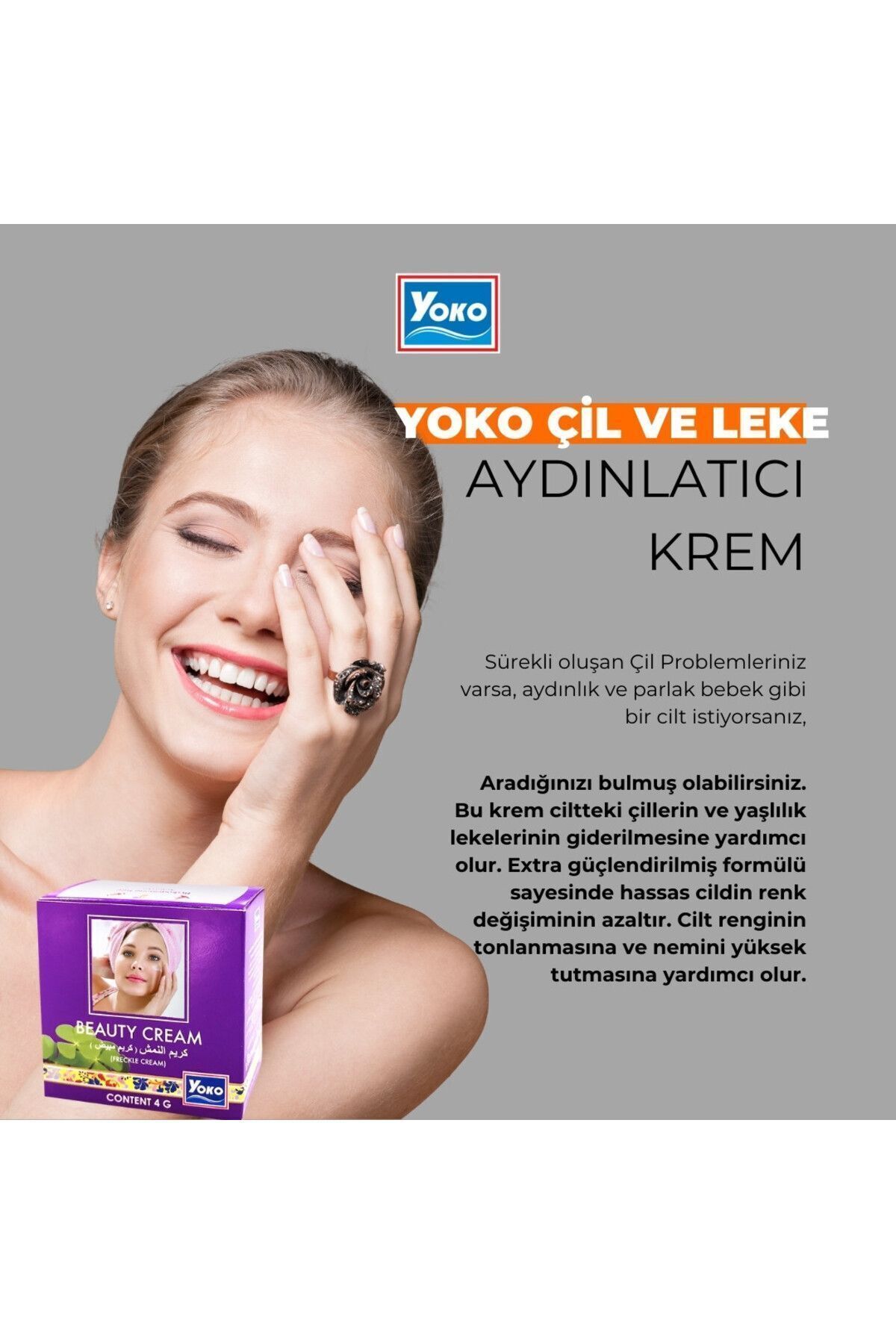 YOKO Çil Ve Aydınlatıcı Yüz Kremi 4gr. - Fiyatı, Yorumları