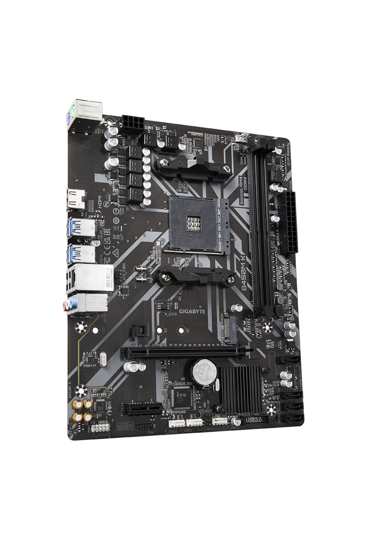 Gigabyte-B450M K Amd B450 Socket - Am4 Ddr4 3600 Mhz M2 Matx Motherboard 2