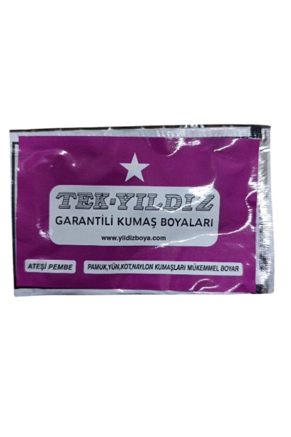 TekYıldız 06 - Kumaş Boyası Ateşi Pembe 11 Gr