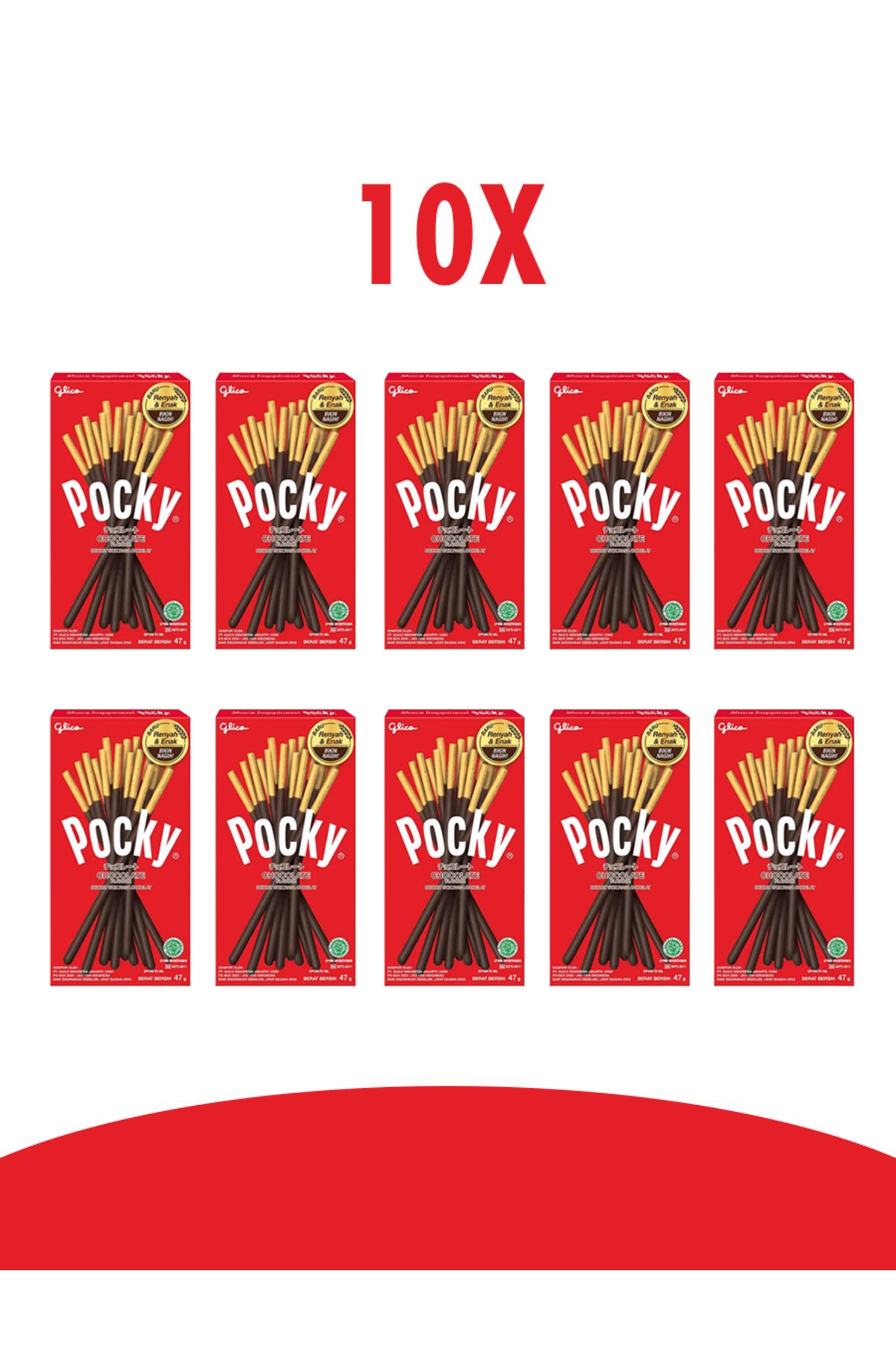 Pocky 10'lu Çikolata Stick