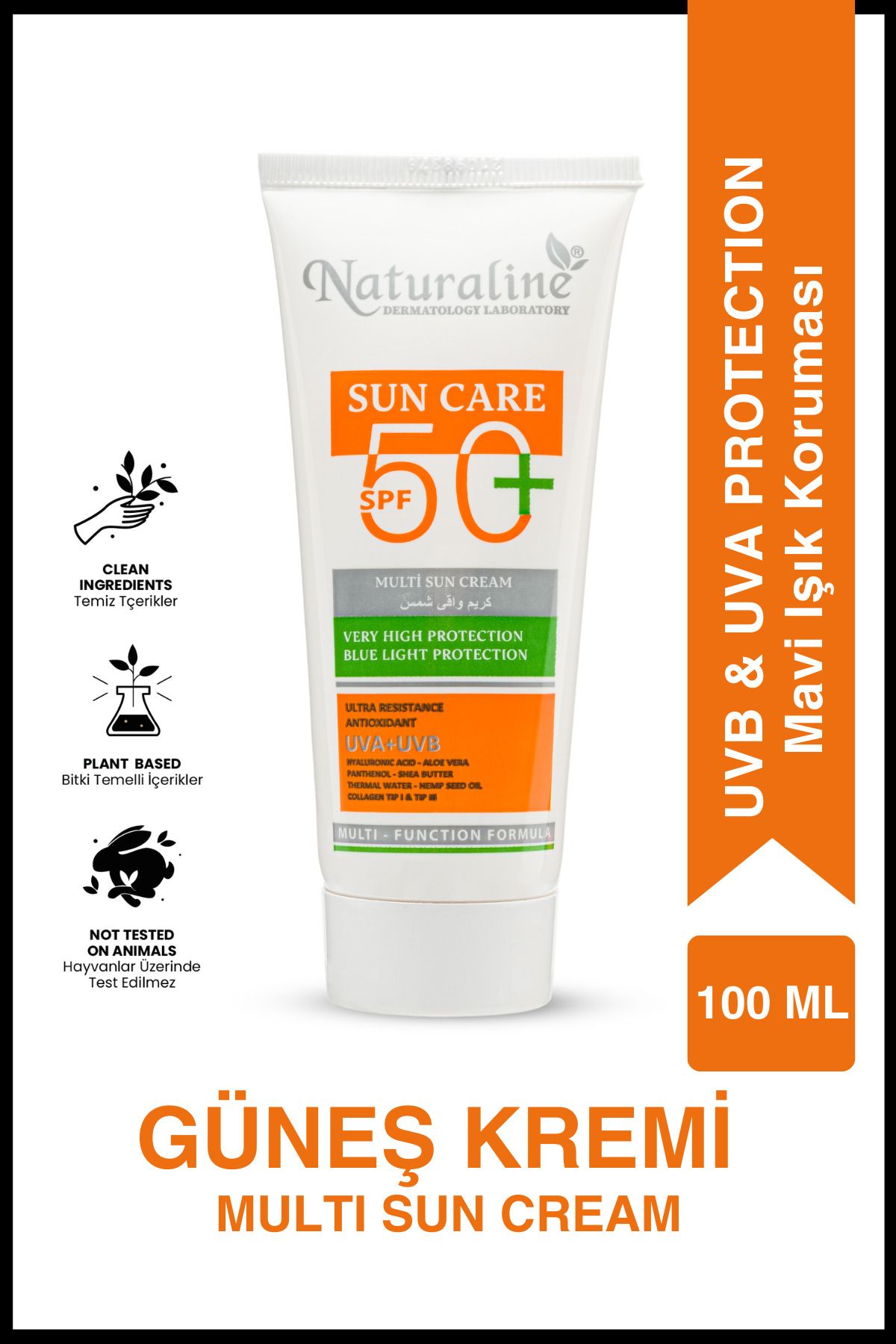 Naturaline Multı Sun Güneş Kremi +50 Spf Yüksek Koruma