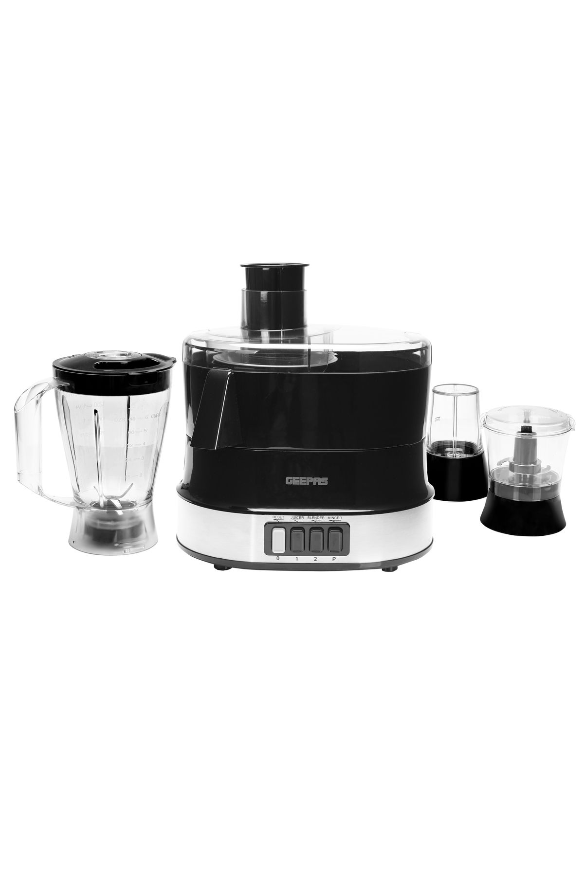 Geepas-4-in-1 Food Processor Electric Blender Juicer, 2-Speed with Pulse Function & Safety Interlock 5
