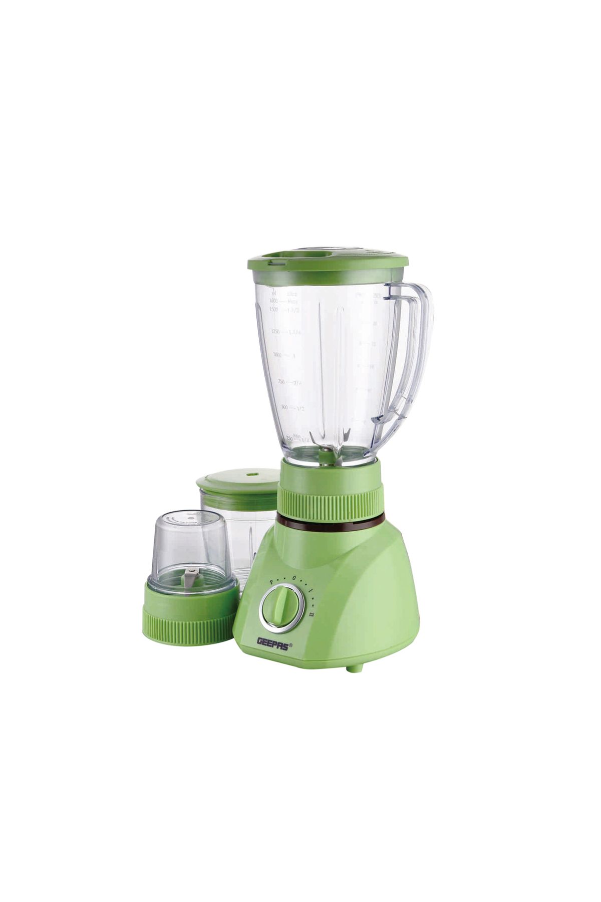 Geepas-3in1 Blender 2 Speed with Pulse, 1.6L Blender Jar Mixer Grinder with Dry Mill & Mincer Attachments 8
