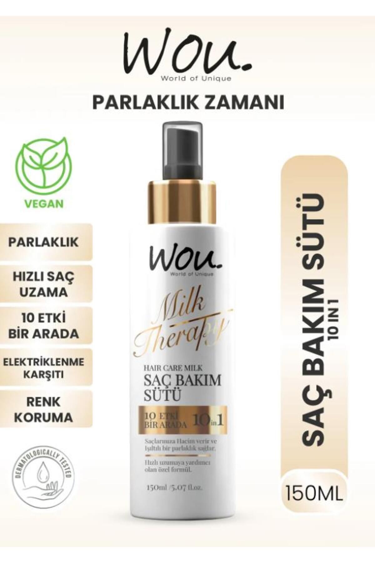 WOU World of Unique Wou Saç Bakım Sütü 150ml