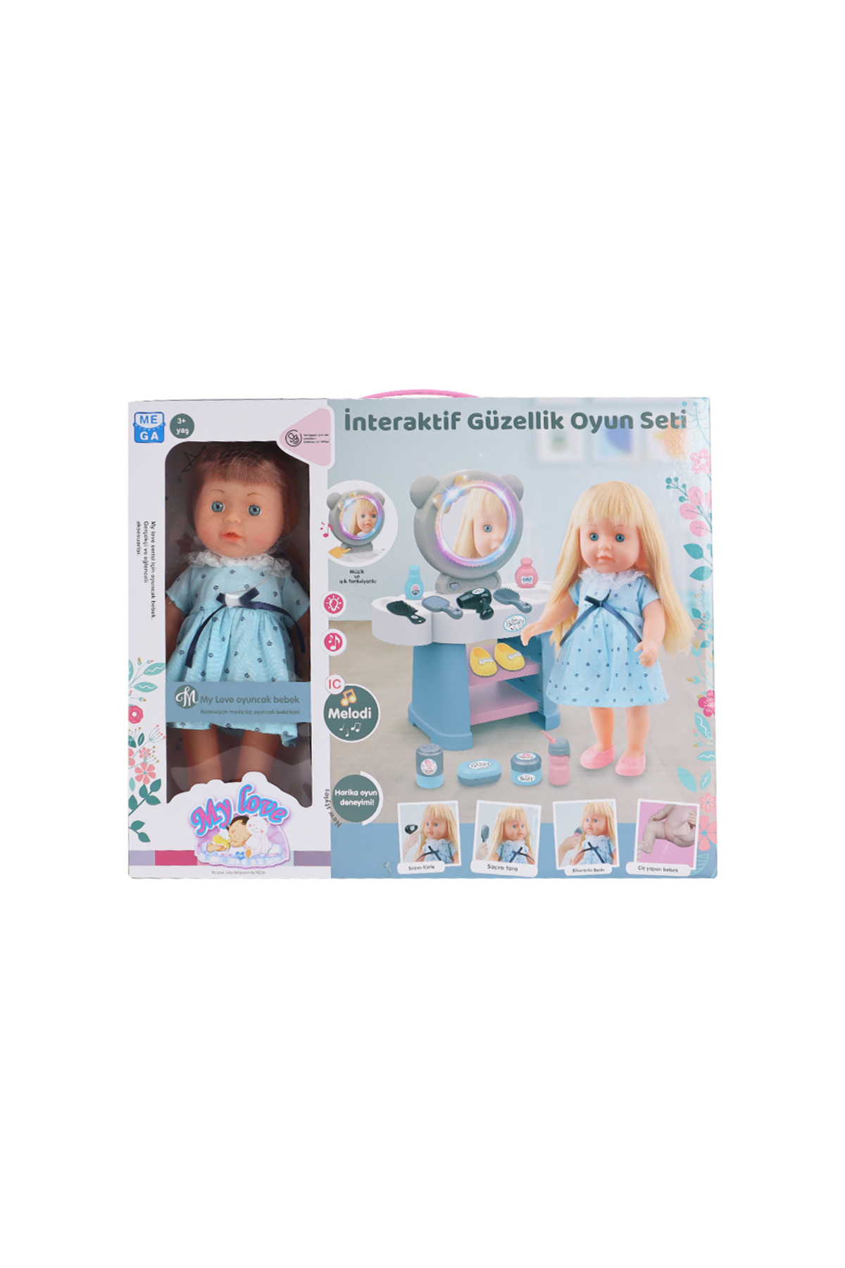 Mega Babydoll My Love İnteraktif Güzellik Oyun Seti - Fiyatı