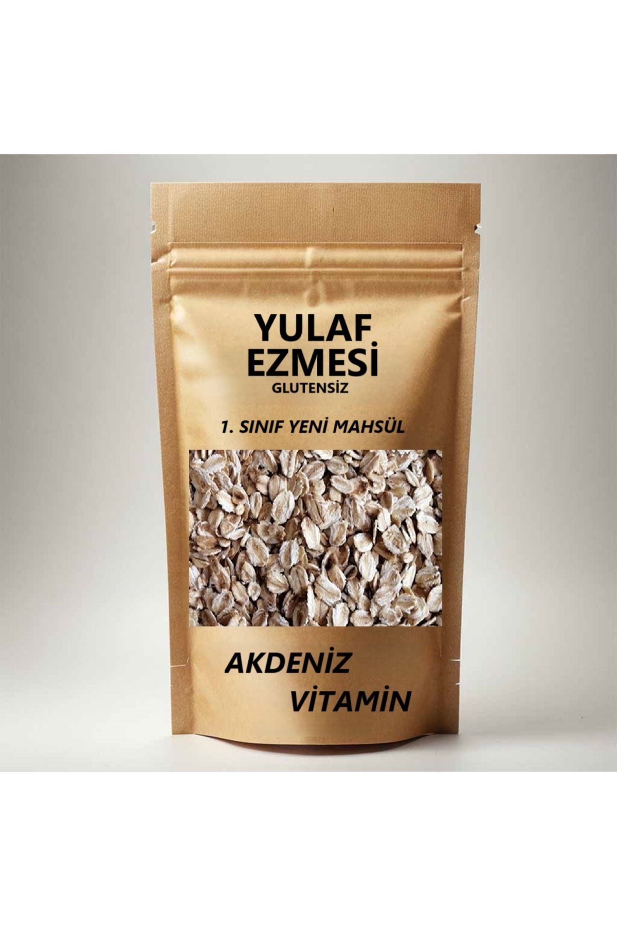 AKDENİZ VİTAMİN Glutensiz Yulaf Ezmesi 250 gr Katkısız Yeni Mahsül