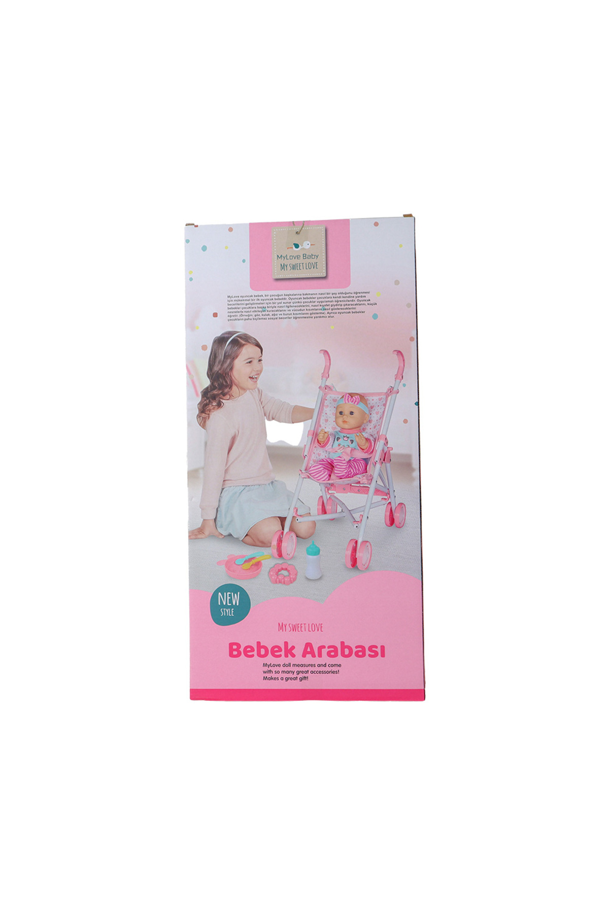 Mega Babydoll My Love Sevimli Bebek ve Bebek Arabası Seti - Fiyatı