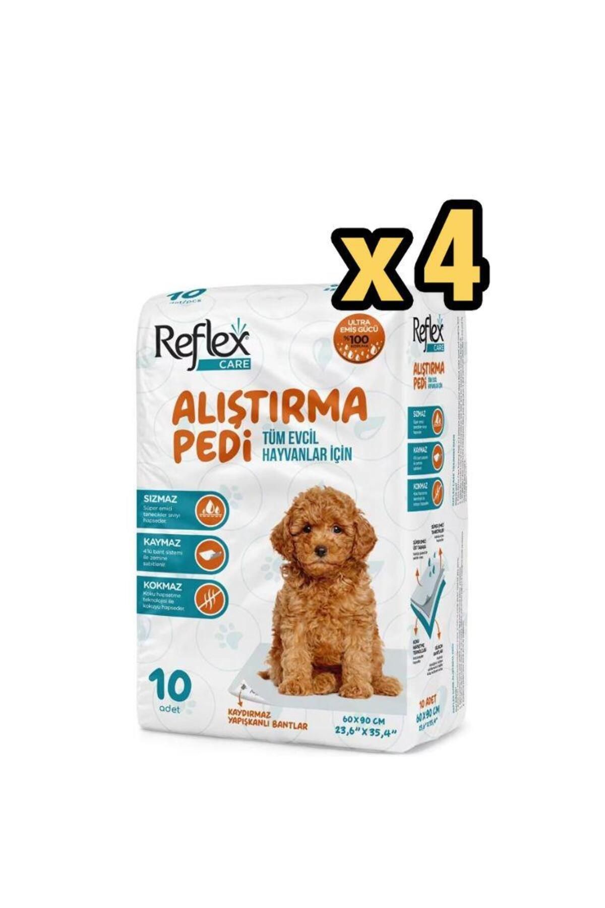 Reflex Care Kaydırmaz Köpek Alıştırma Pedi 60x90cm (10'lu) x 4 Adet