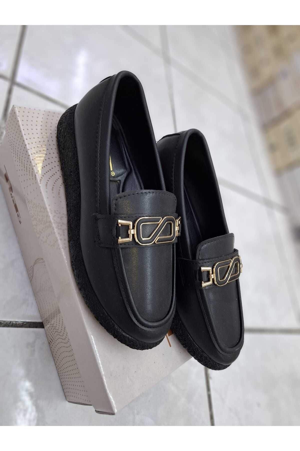 PUNTO SİYAH CİLT LOAFER