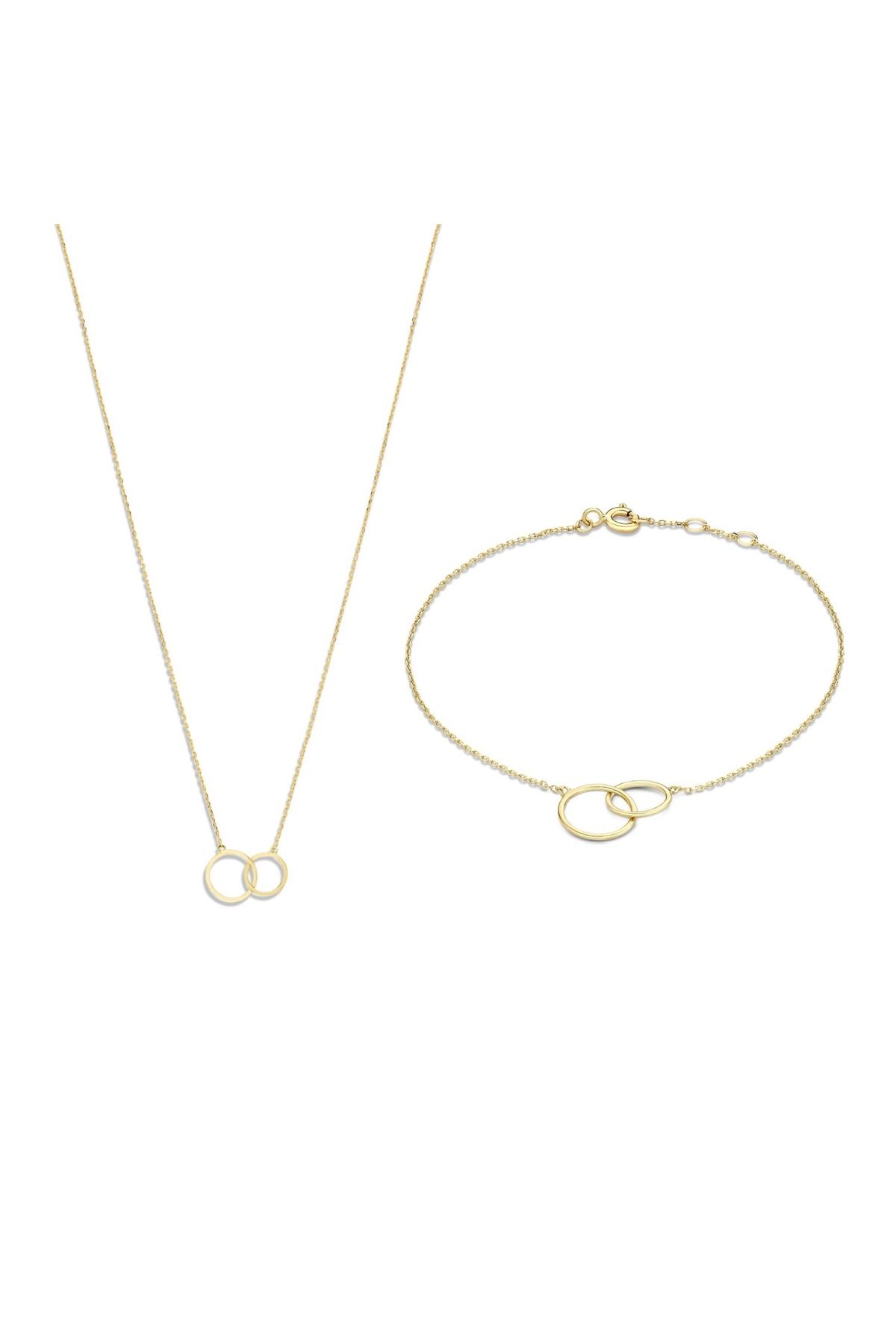 Isabel Bernard-Cadeau D'isabel 14 Karat | Gold Halskette Und Armband Geschenksets Ib90130 1