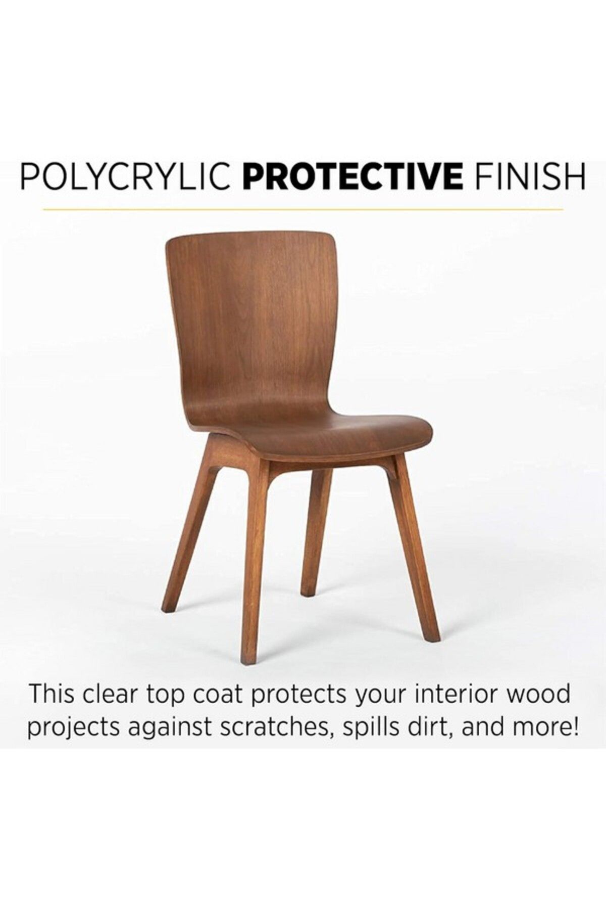 Minwax-Polycrylic Ultra Fast Drying Protective Finish 1qt 4