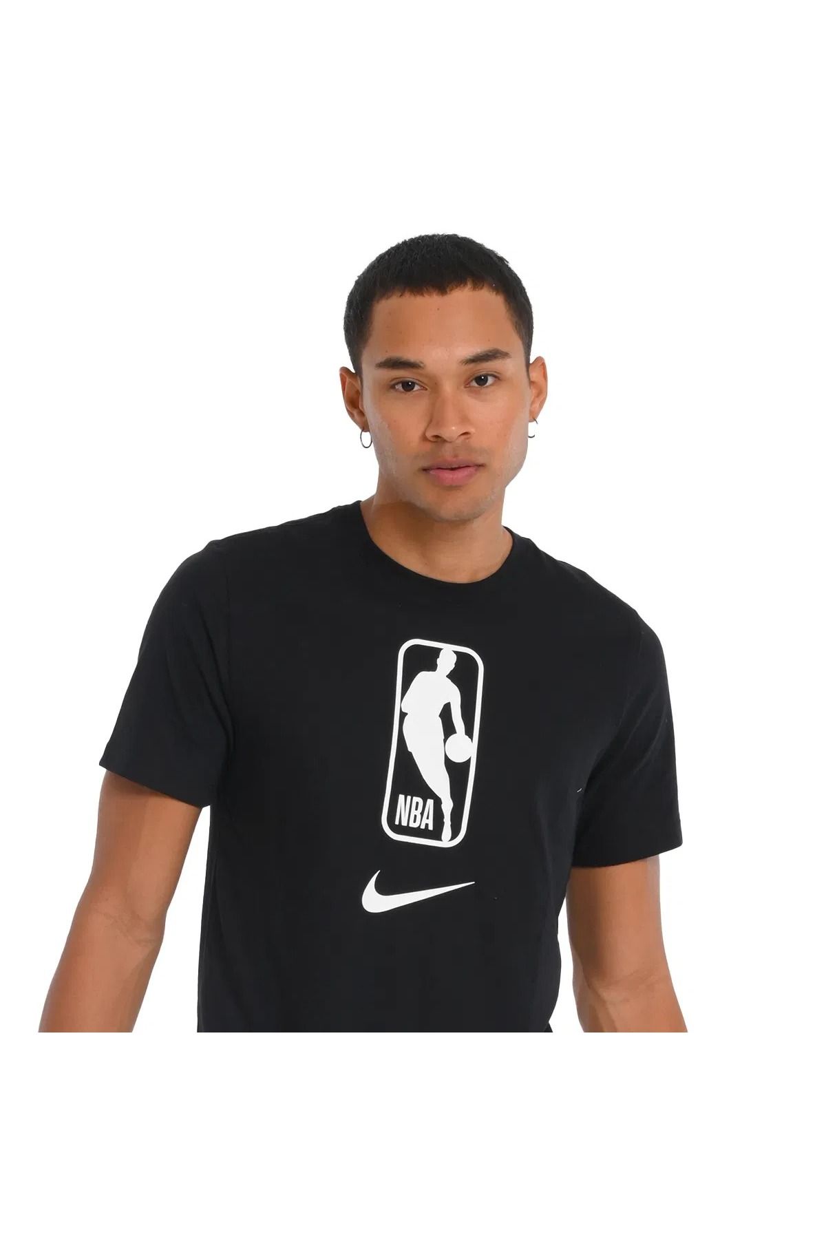 Nike-Nike Nba Dri-Fit Basketball T-Shirt At0515 010 2