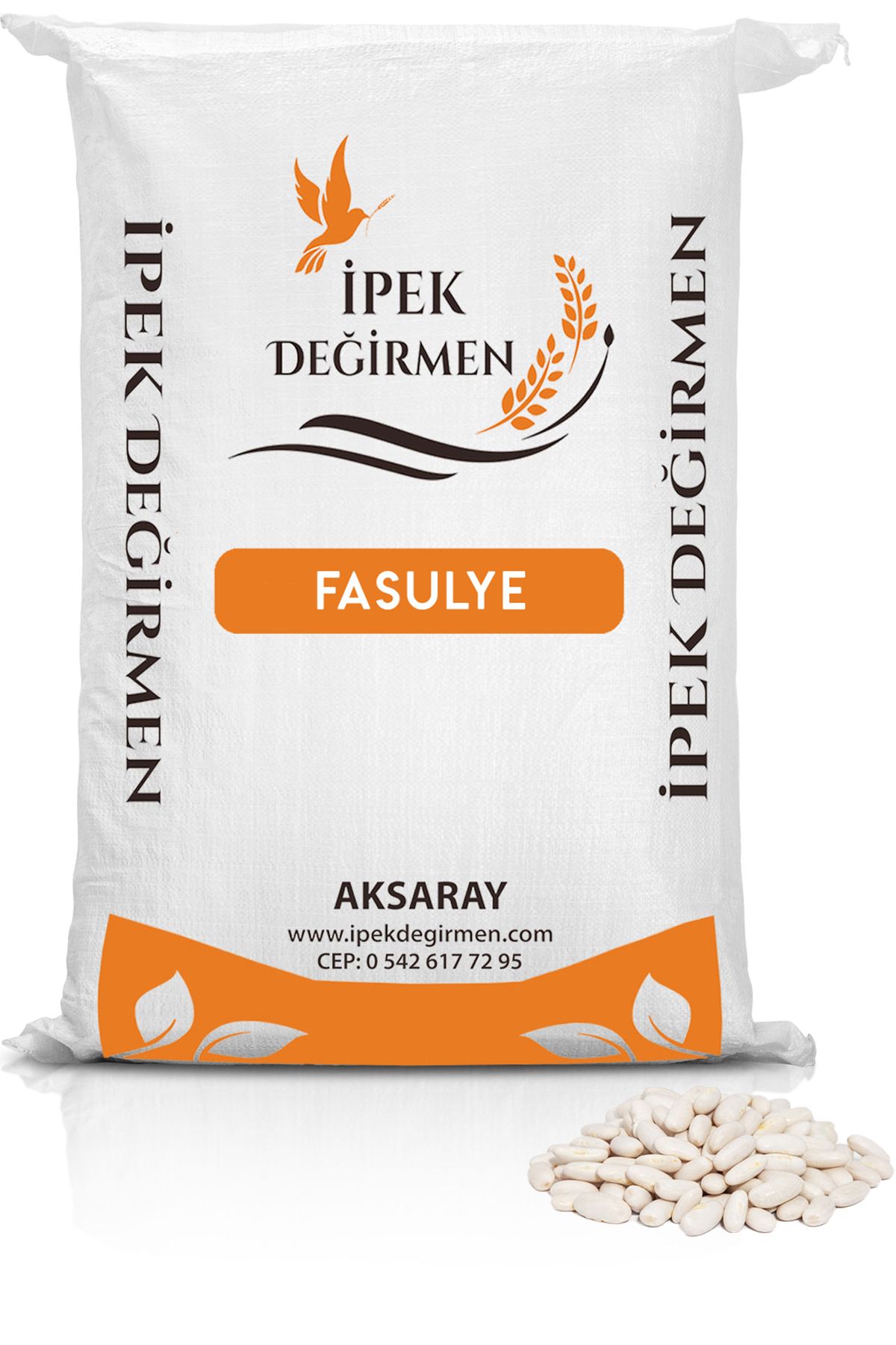 İpek Değirmen 3 Kg Dermason Kuru Fasulye Yemeklik Köy Fasulyesi