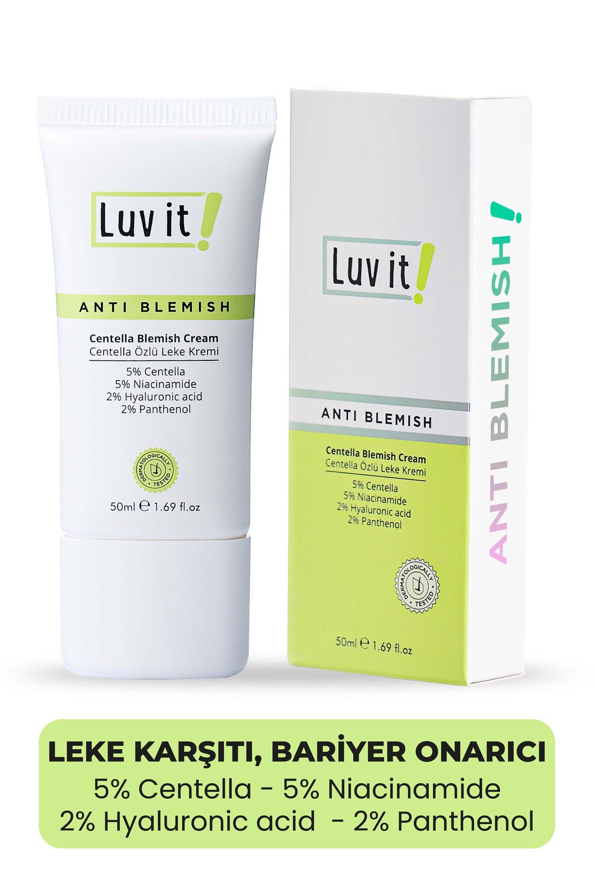 Luv it! Centella Özlü Leke Karşıtı Nemlendirici Krem 50 Ml-5