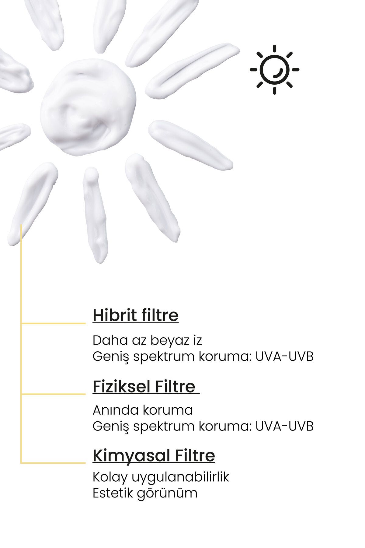 Spf50+ Pa++++ Uva Uvb Yüksek Korumalı Leke Karşıtı Güneş Kremi 50 Ml - 5