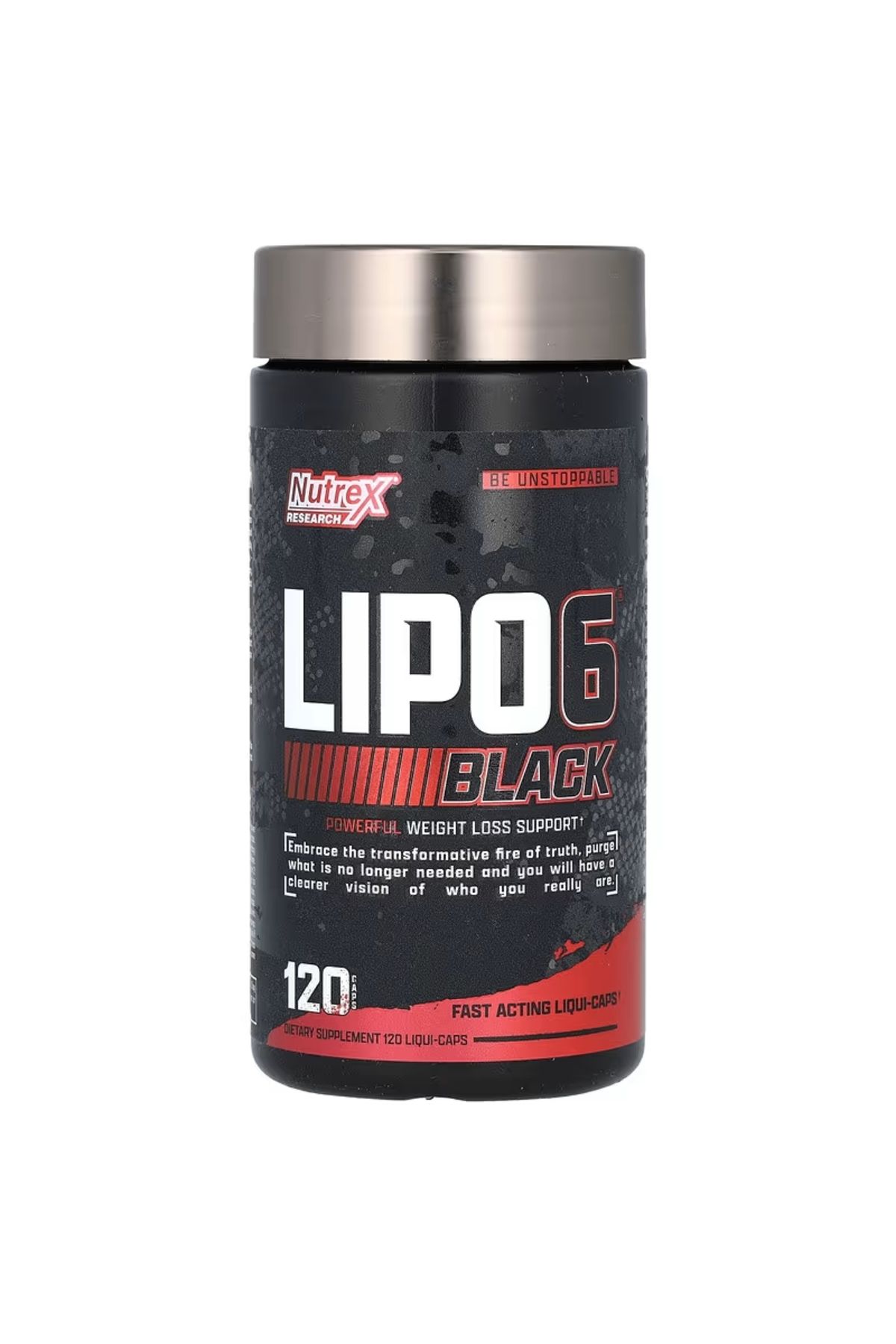 Nutrex Lıpo 6 Black Ultimate Fat Burner For Maximum Weight Loss 120 Capsules