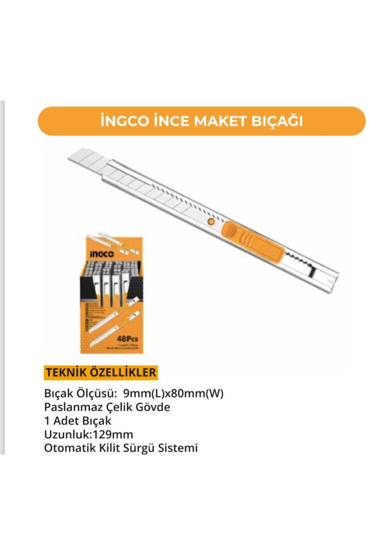 Ingco I?nce Kalem Maket Bicak