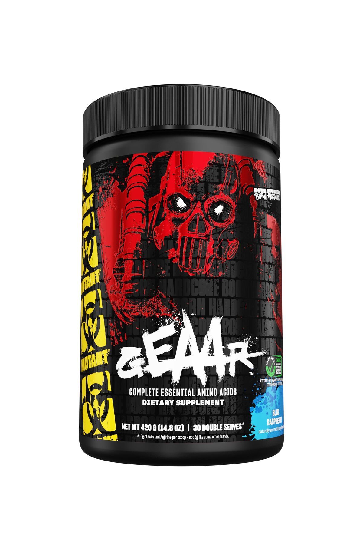 MUTANT GEAAR - 9.4g of EAA Amino Powder + Arginine, 7g BCAAs, 4g Leucine