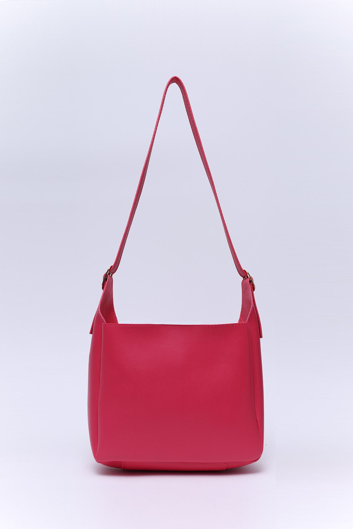 SHAKA-Fuchsia Shk158 - Geantă de umăr și crossbody cu curea din piele artificială L: 19-22 L: 9 cm 4