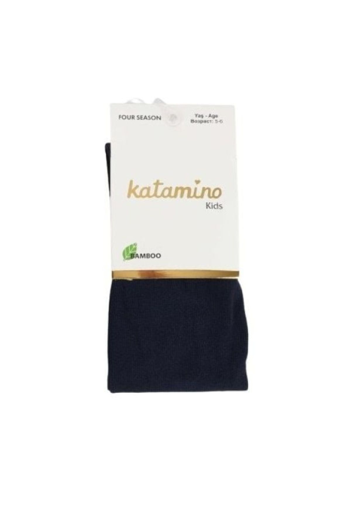 Katamino Mirabel Kız Bambu Külotlu Çorap K30207 Siyah