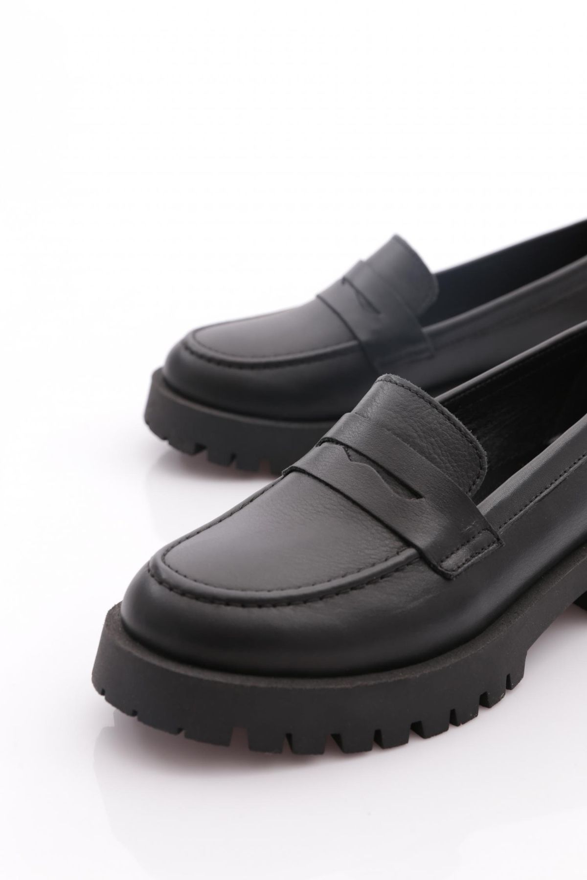 DGN-Γυναικείο Δερμάτινο Loafer 3953841 4