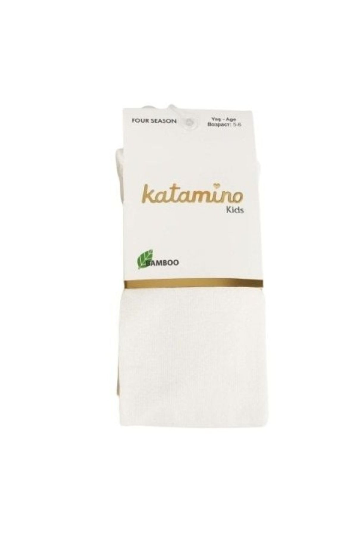 Katamino Mirabel Kız Bambu Külotlu Çorap K30207 Krem