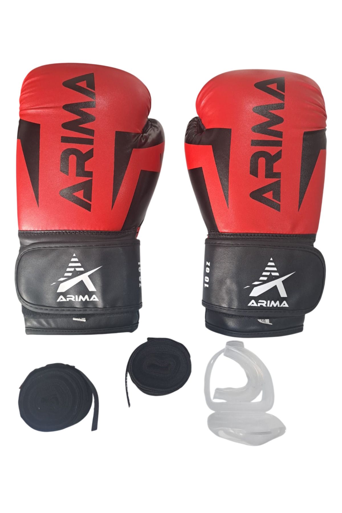 ARIMA Arıma Nova-4 Boks Kickboks Muaythai Eldiveni + Bandaj + Dişlik Set