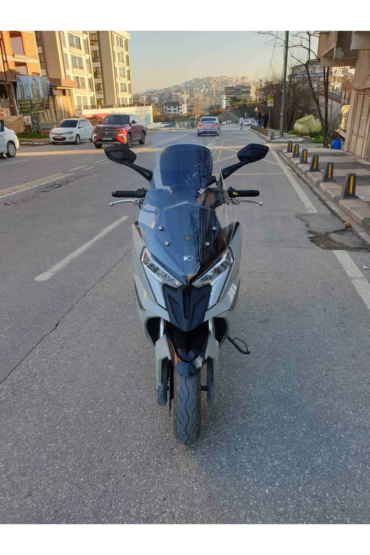 Kymco Dink R 150 Siperlik Ön Cam 2023-2025 Model 77cm Şeffaf Renkli 4mm