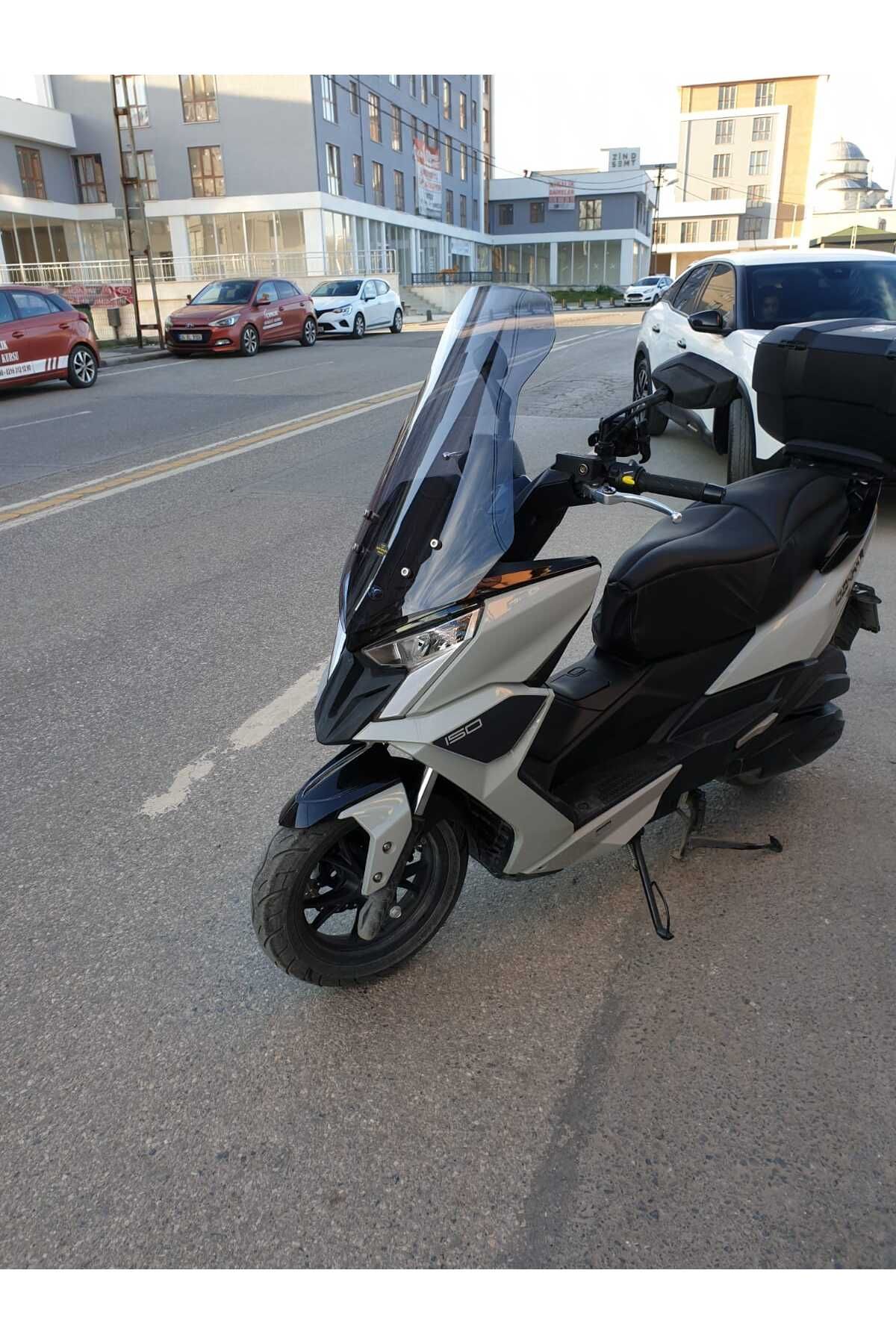 Kymco Dink R 150 Siperlik Ön Cam 2023-2025 Model 68cm Füme Renkli 4mm