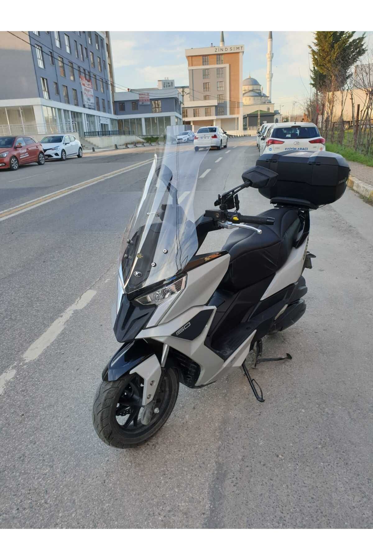 Kymco Dink R 150 Siperlik Ön Cam 2023-2025 Model 77cm Şeffaf Renkli 4mm