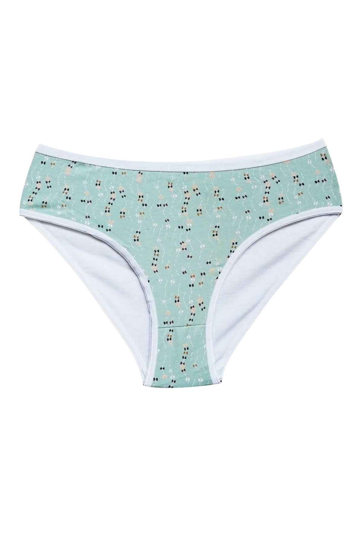 Afrodit-Patterned Cotton Wide Brim Lycra Bato Women's Panties - Pack of 10 5