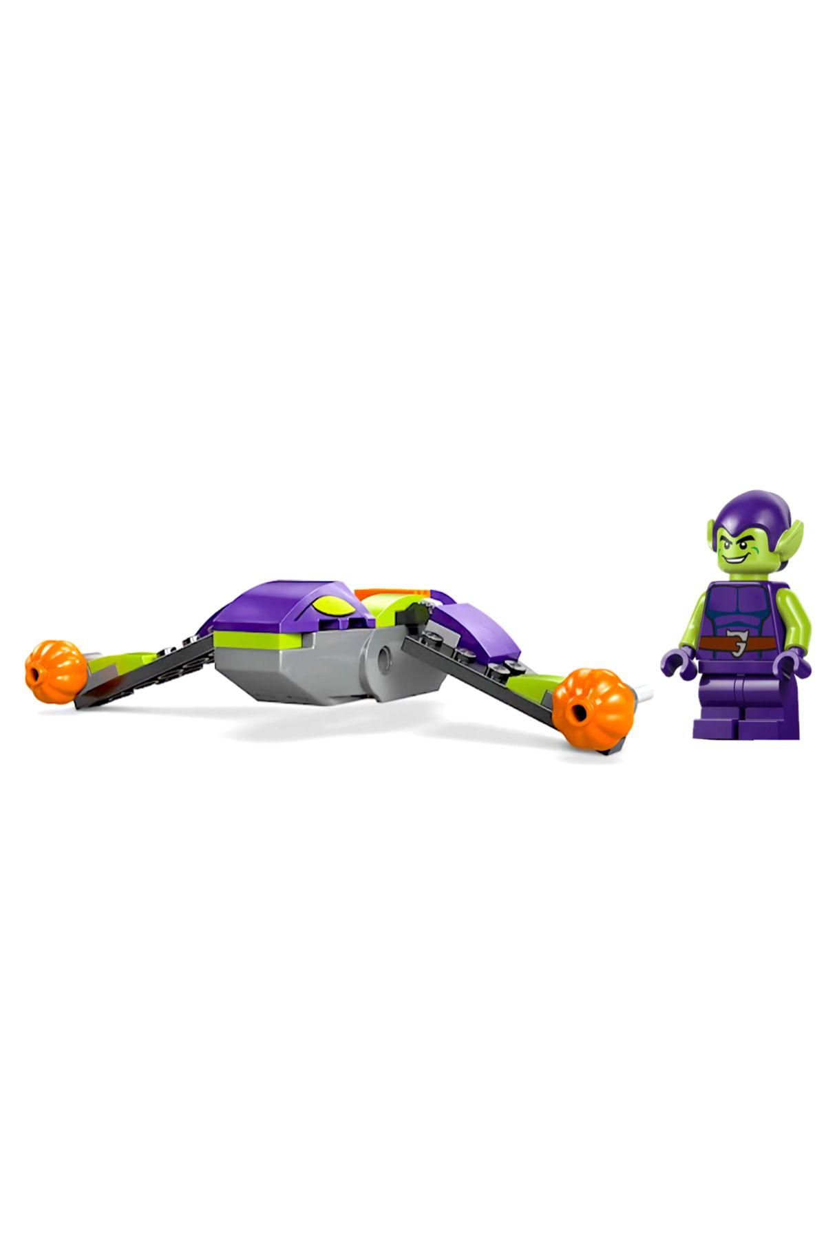 brickland Marvel LEGO - YENİ Green Goblin ve Bal Kabağı Füzeli Planörü Orijinal Minifigür