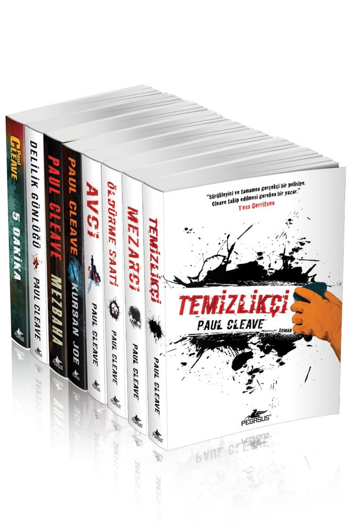 Pegasus Yayınları Paul Cleave Polisiye Gerilim Kitapları Koleksiyonu Takım Set 8 Kitap