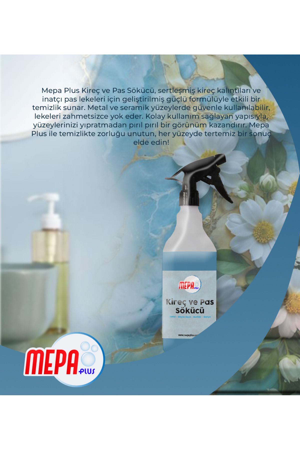 Mepa Plus Kireç ve Pas Sökücü Sprey 500ml