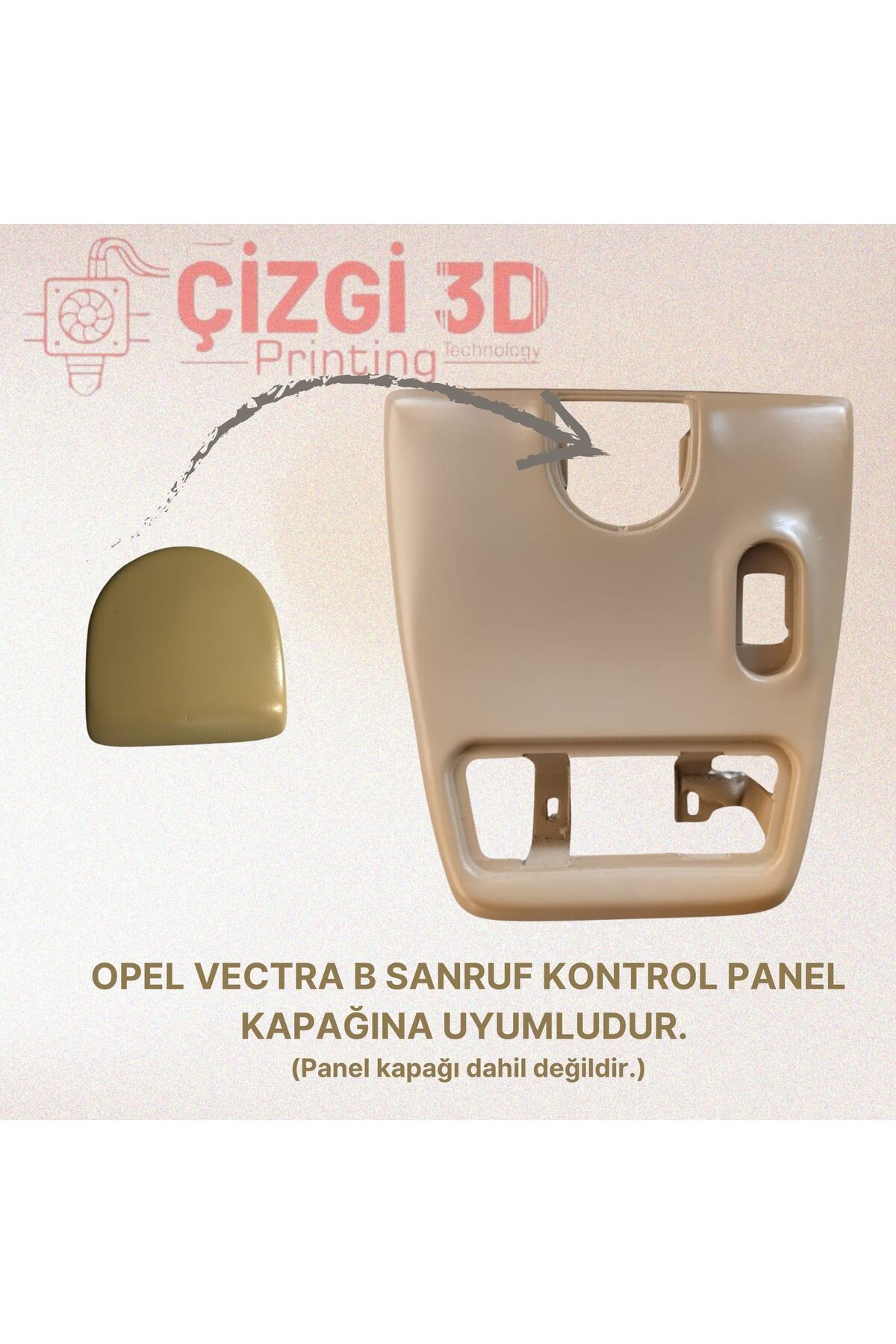 Çizgi 3d OPEL VECTRA B Uyumlu SANRUF KONTROL PANEL KAPAĞI PARÇASI