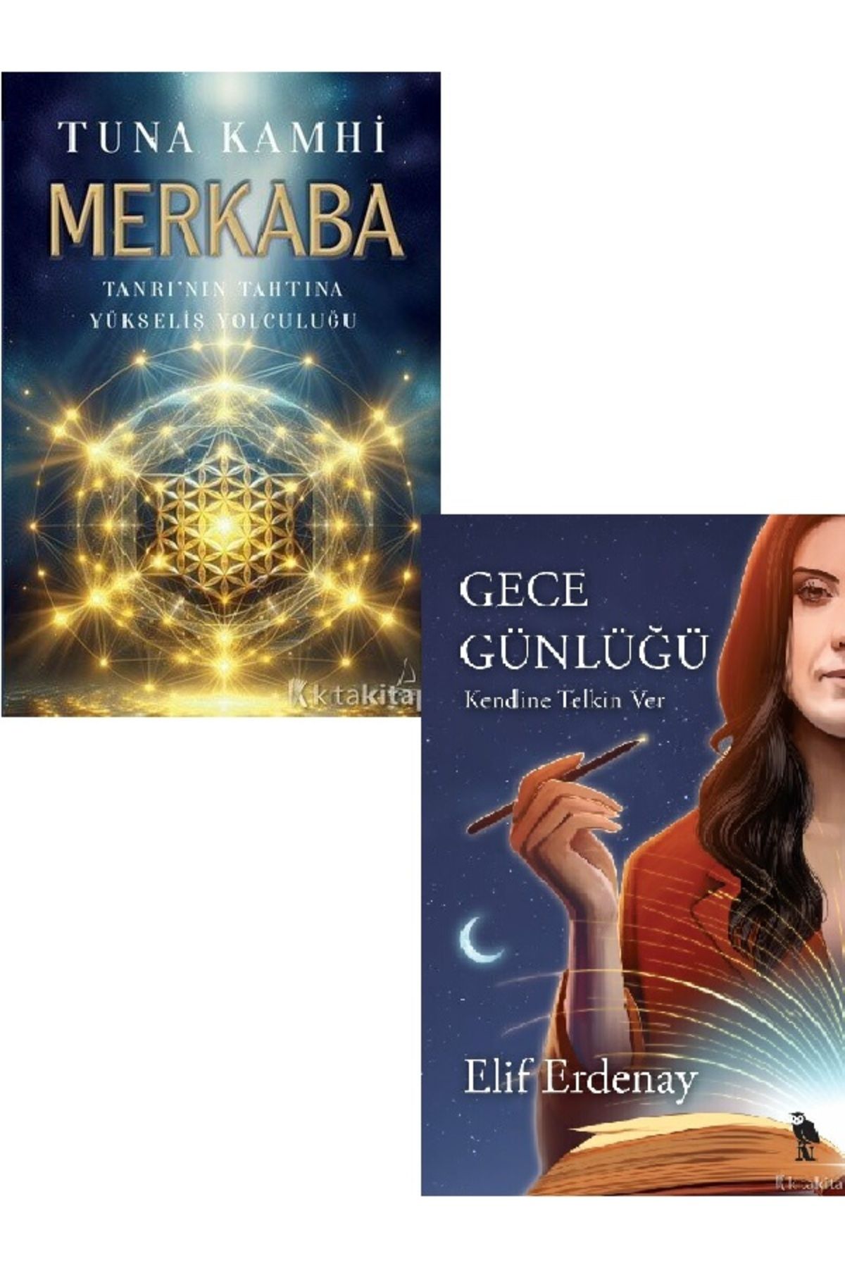 Destek Yayınları Merkaba - Gece Günlüğü - Elif Erdenay - Tuna Kamhi 2 KİTAP SET ( ÜCRETSİZ KARGO )