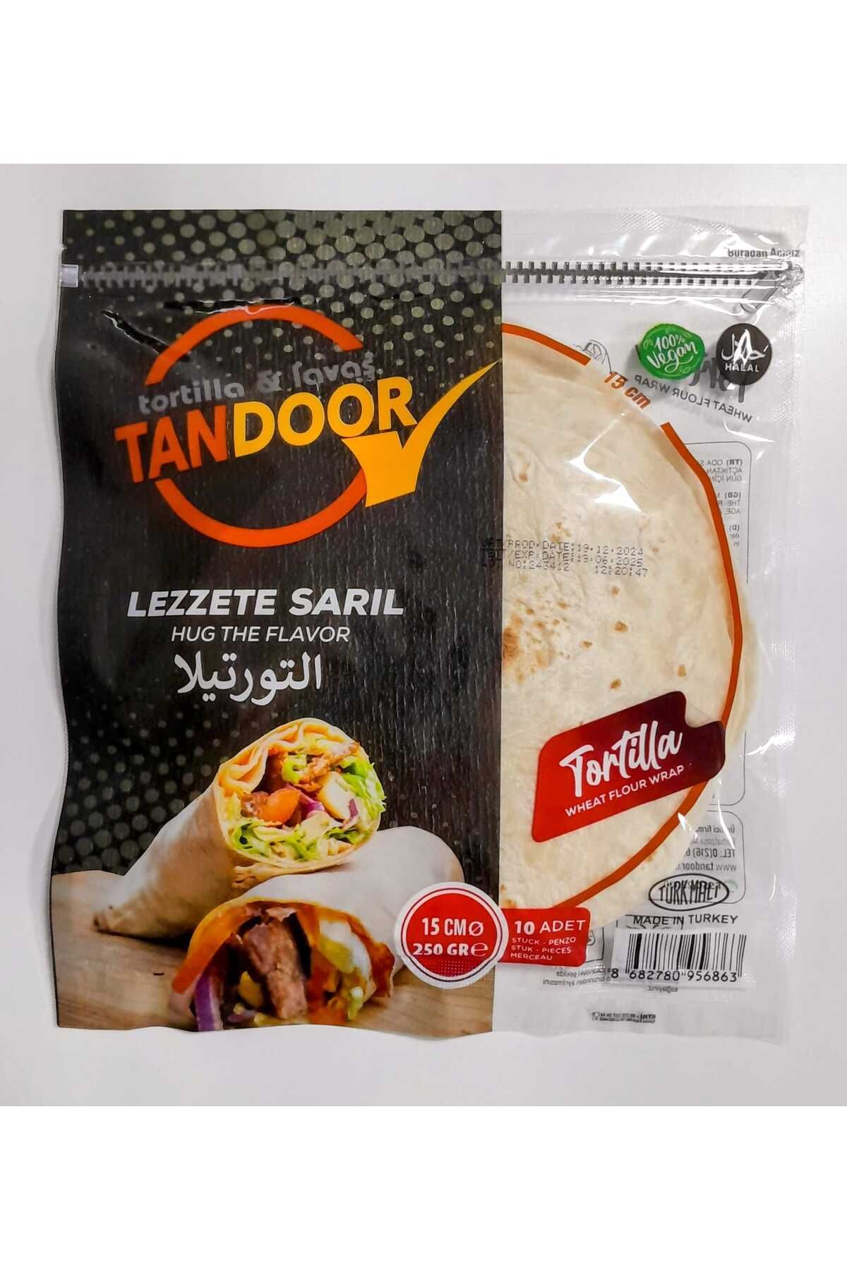 TANDOOR Lavaş & Tortilla 15 cm 250 gr 10 Lu