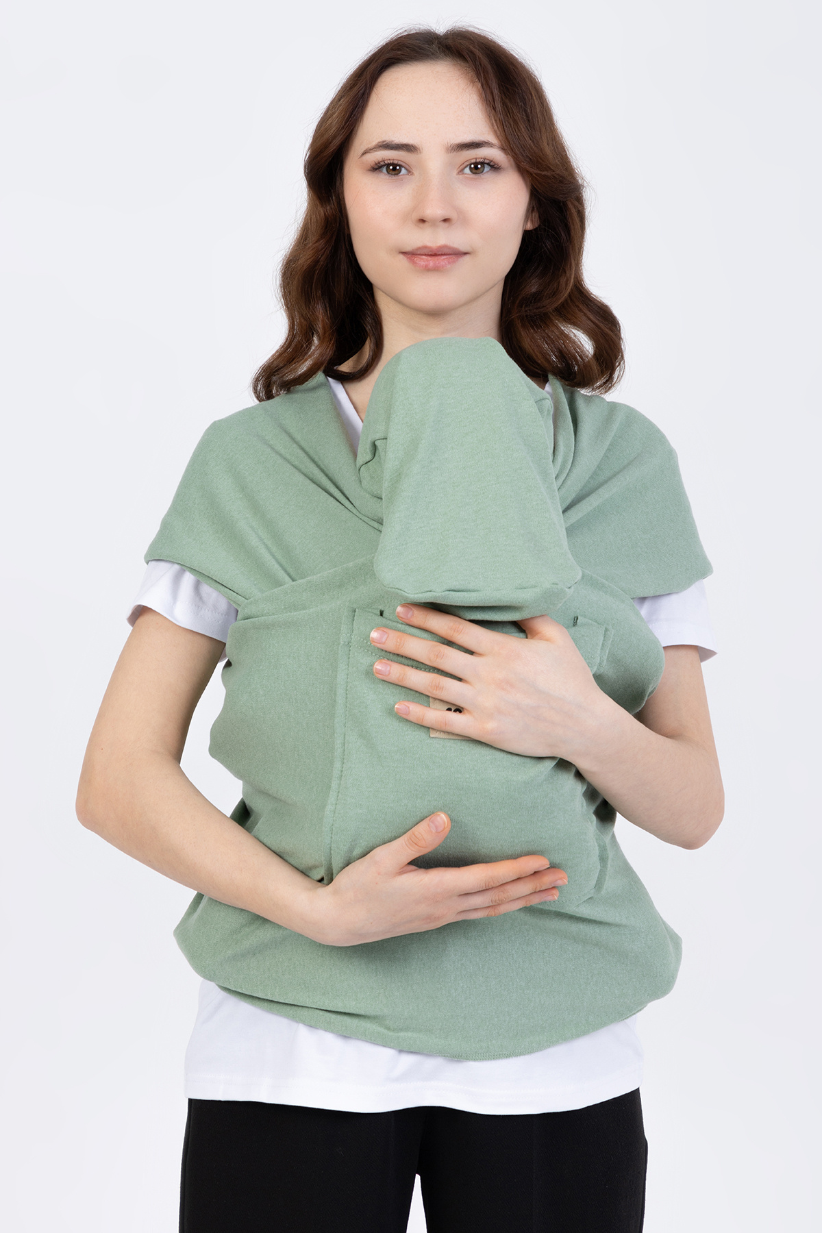 Cozibo Sling Anakucağı Cepli Bebek Taşıma Şalı fotoğrafı 6 (önizleme)