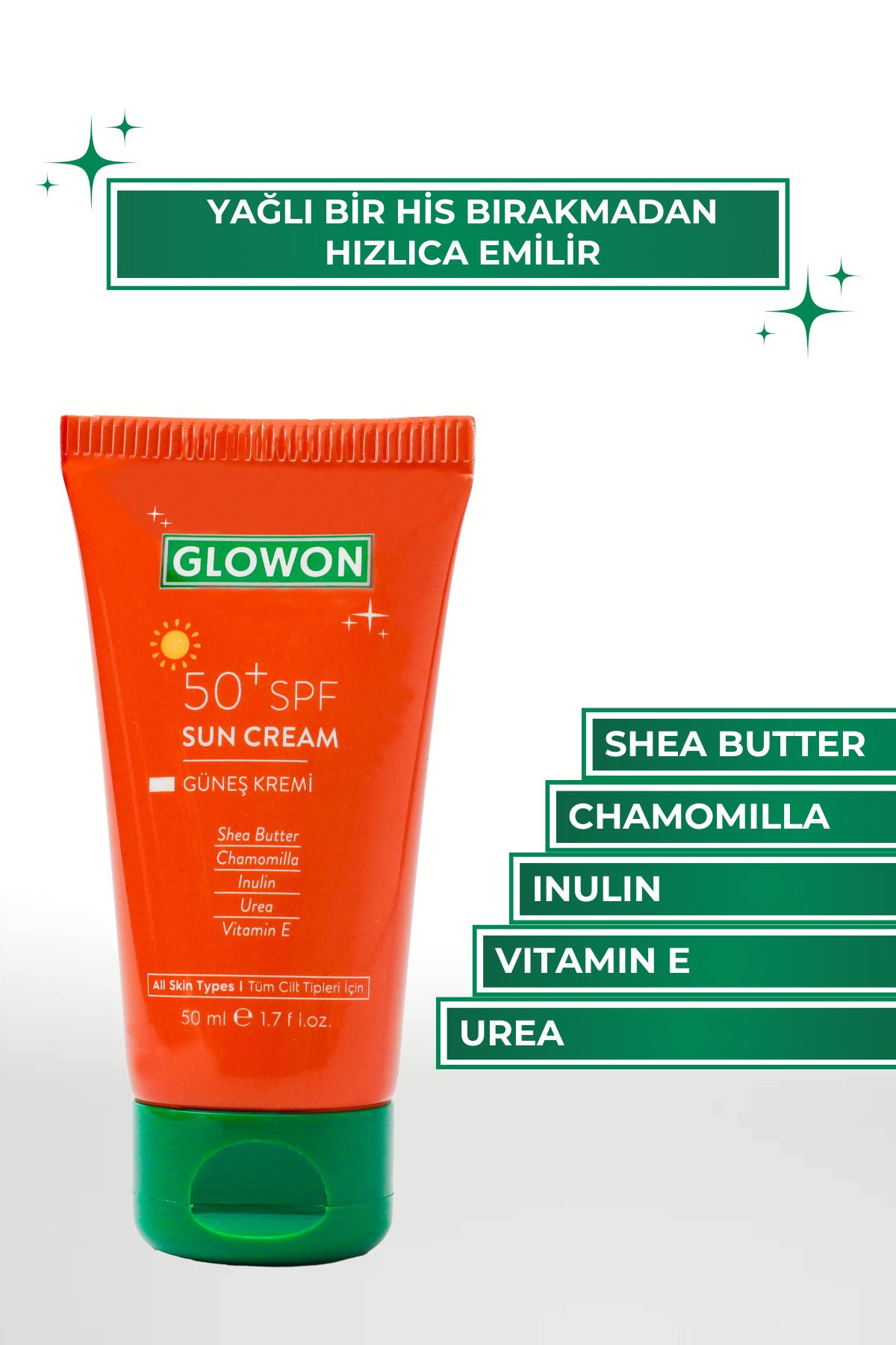 ضد آفتاب GLOWON 50+ SPF 50 ML