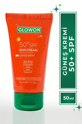 GLOWON Spf 50 Yüksek Koruma Özellikli Güneş Kremi 50 ml