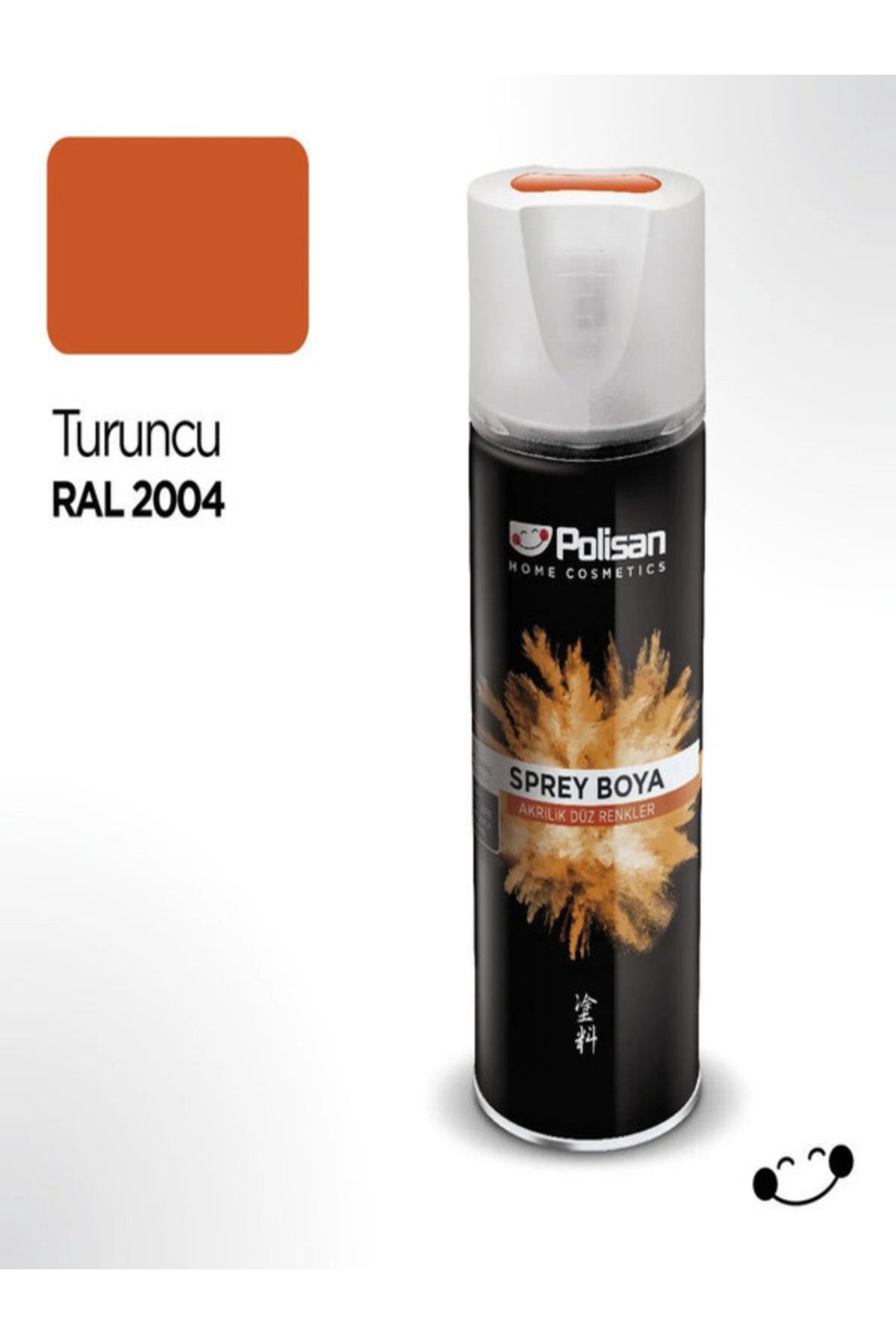 Polisan SPREY BOYA FLORESAN TURUNCU RAL - 2004 POLİSAN 400 ML