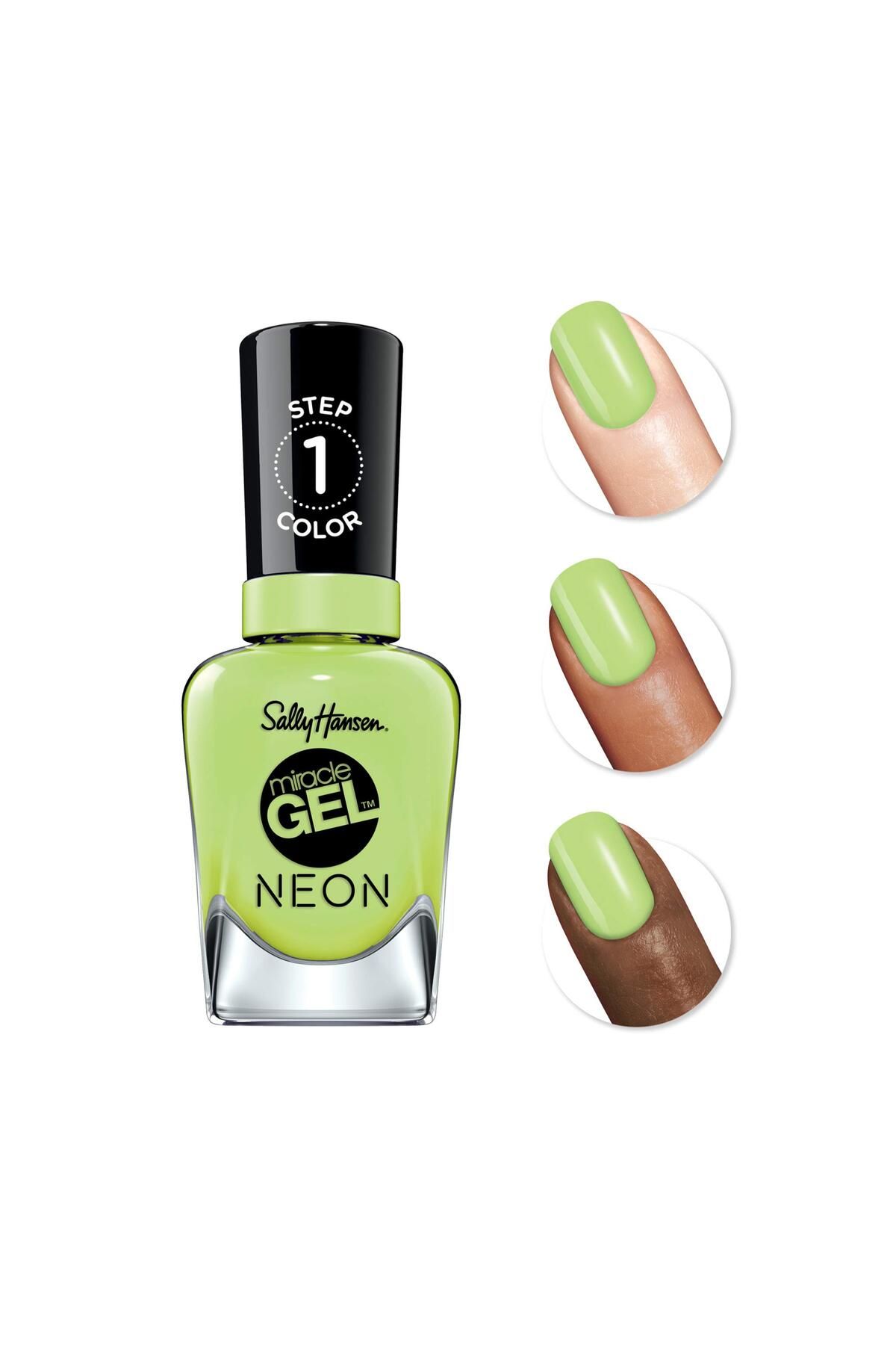 Sally Hansen Miracle Gel Neon Oje , UV Lambasız Kalıcı Oje Dayanıklılığında 14.7 ml